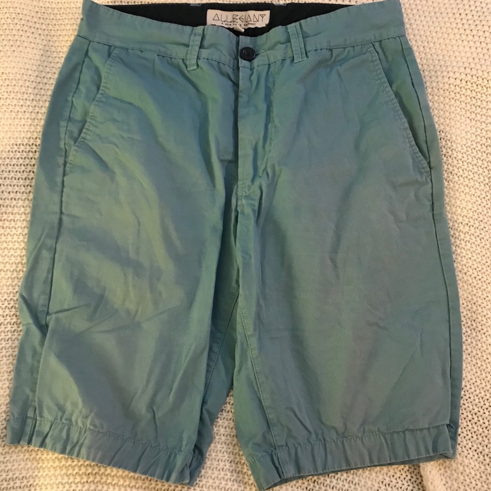 Men’s green shorts